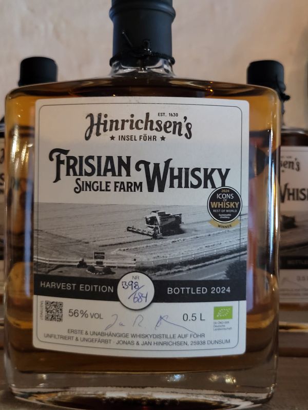 20.5.2026 Whisky-Tasting auf der Hinrichsen's Farm auf Föhr